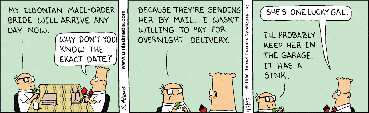 Dilbert Cartoon